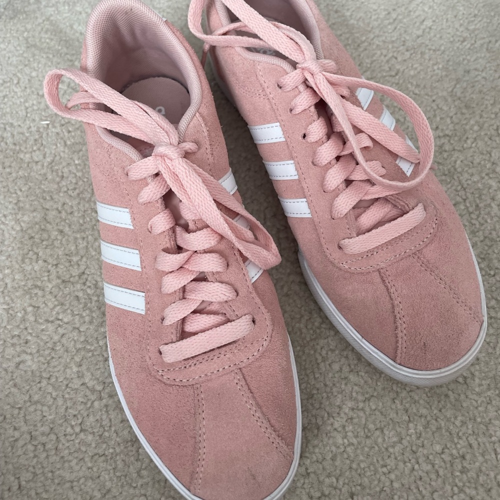 Pink Adidas sneaker